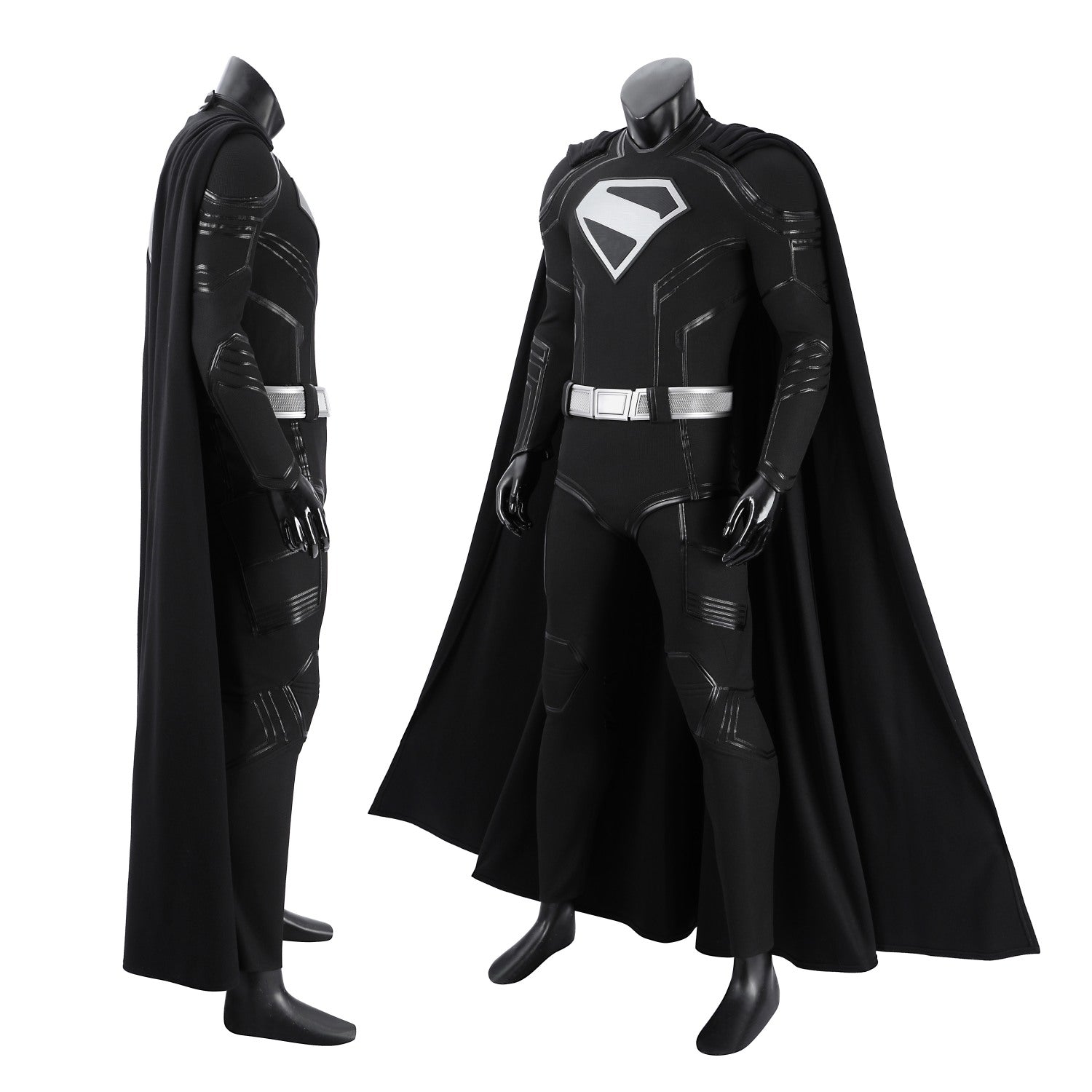Superman Legacy Clark Kent Black Suit Top Cosplay Costumes