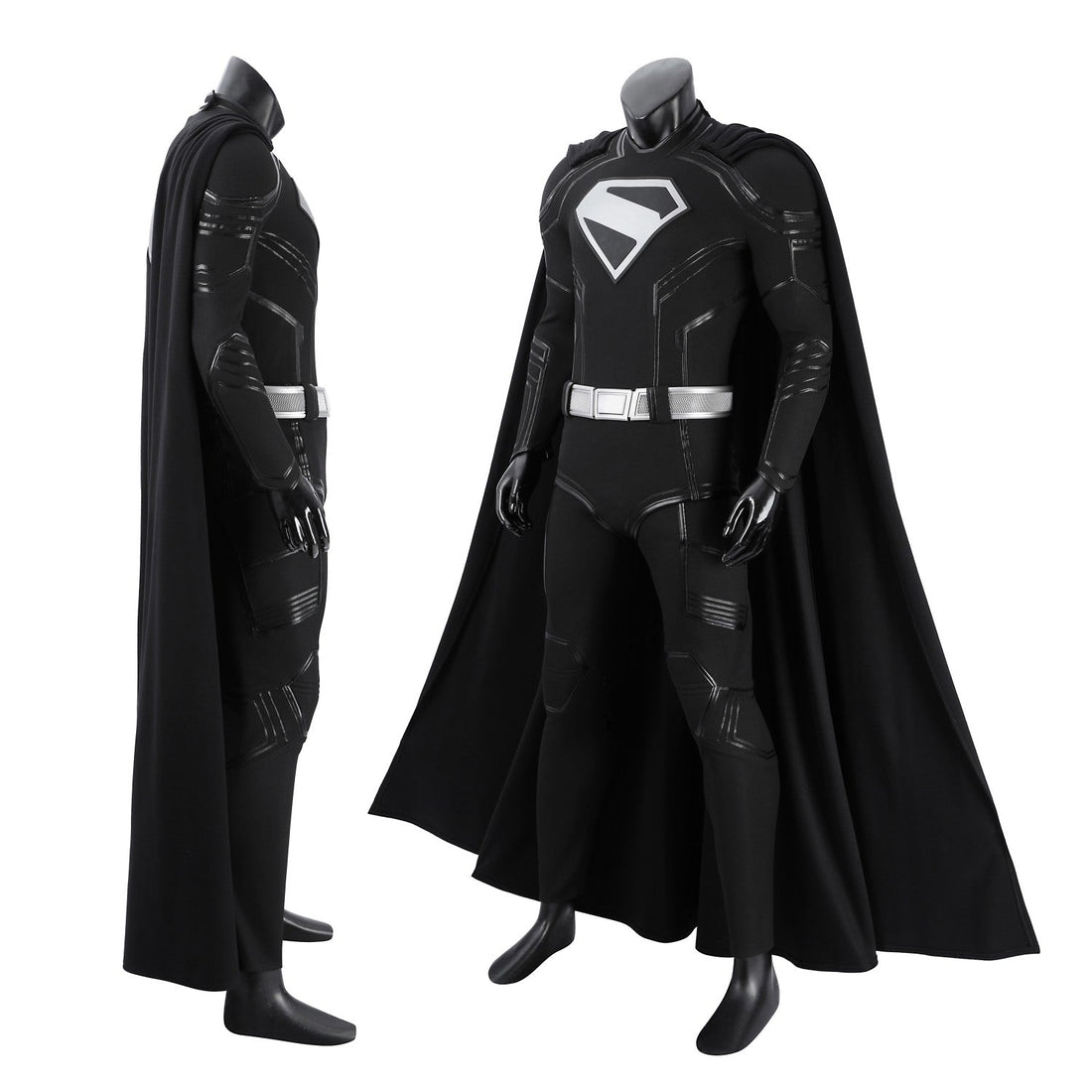 Superman Legacy Clark Kent Black Suit Top Cosplay Costumes