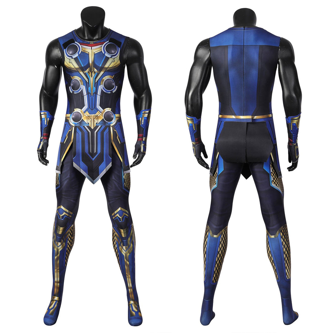 Thor 4 Love and Thunder Male Sleeveless Jumpsuit with Cloak Costumes