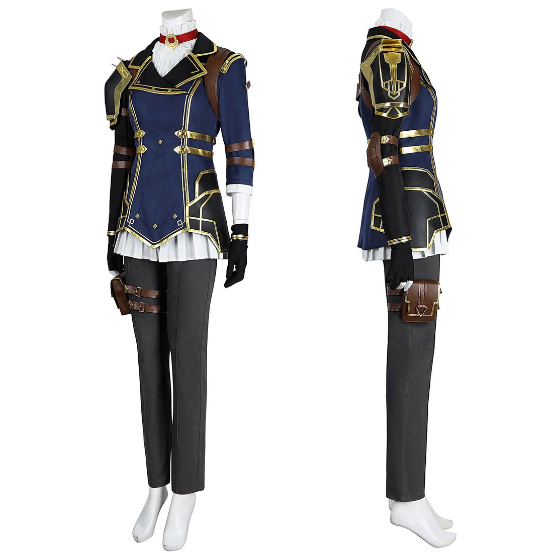 LOL Arcane 2 Caitlyn Kiramman Female Top Level Cosplay Costumes