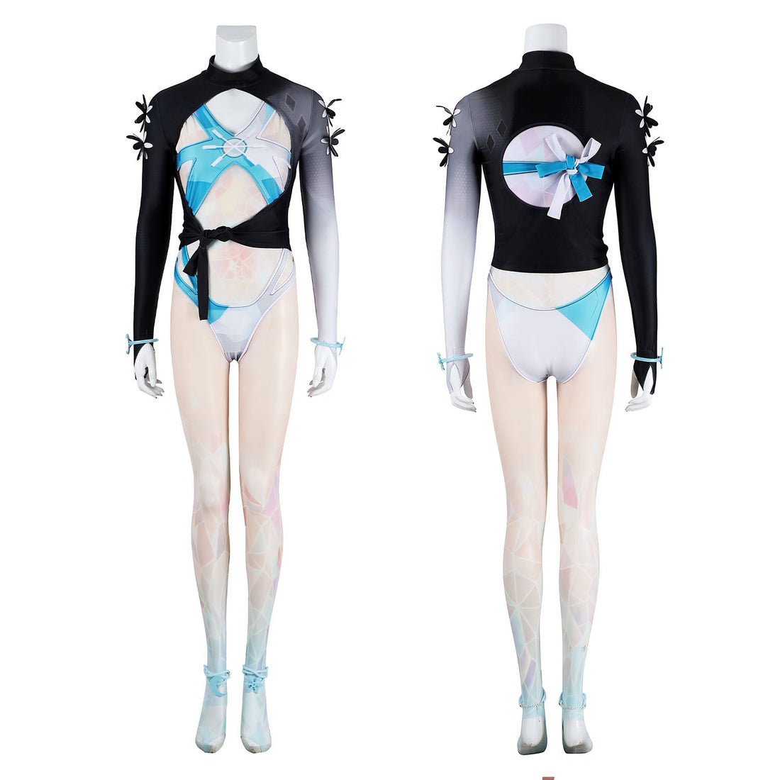 Marvel Rivals Luna Snow Swimsuit Top Full Cosplay Costumes