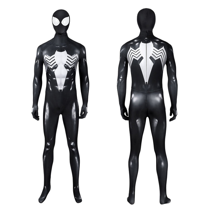 Marvel's Spider-Man 2 Classic Black Suit Male Jumpsuit Cosplay Costumes