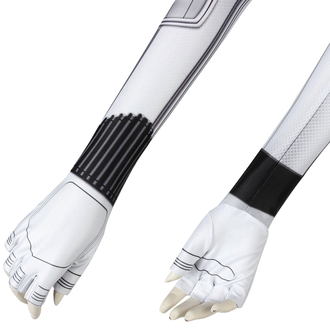 Black Widow Natasha Romanoff White Suit Jumpsuit with Accessories Cosplay Costumes