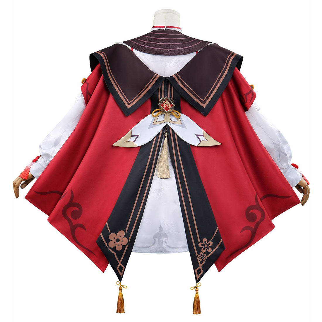 Genshin Impact Lantern Rite Hu Tao Crimson Snow Cosplay Costumes