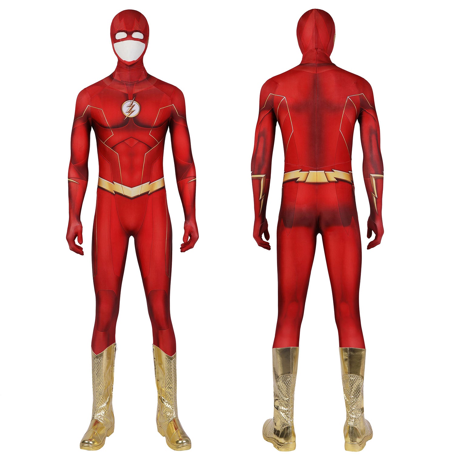 The Flash season 8 Barry Allen Male Jumpsuit with Mask Costumes