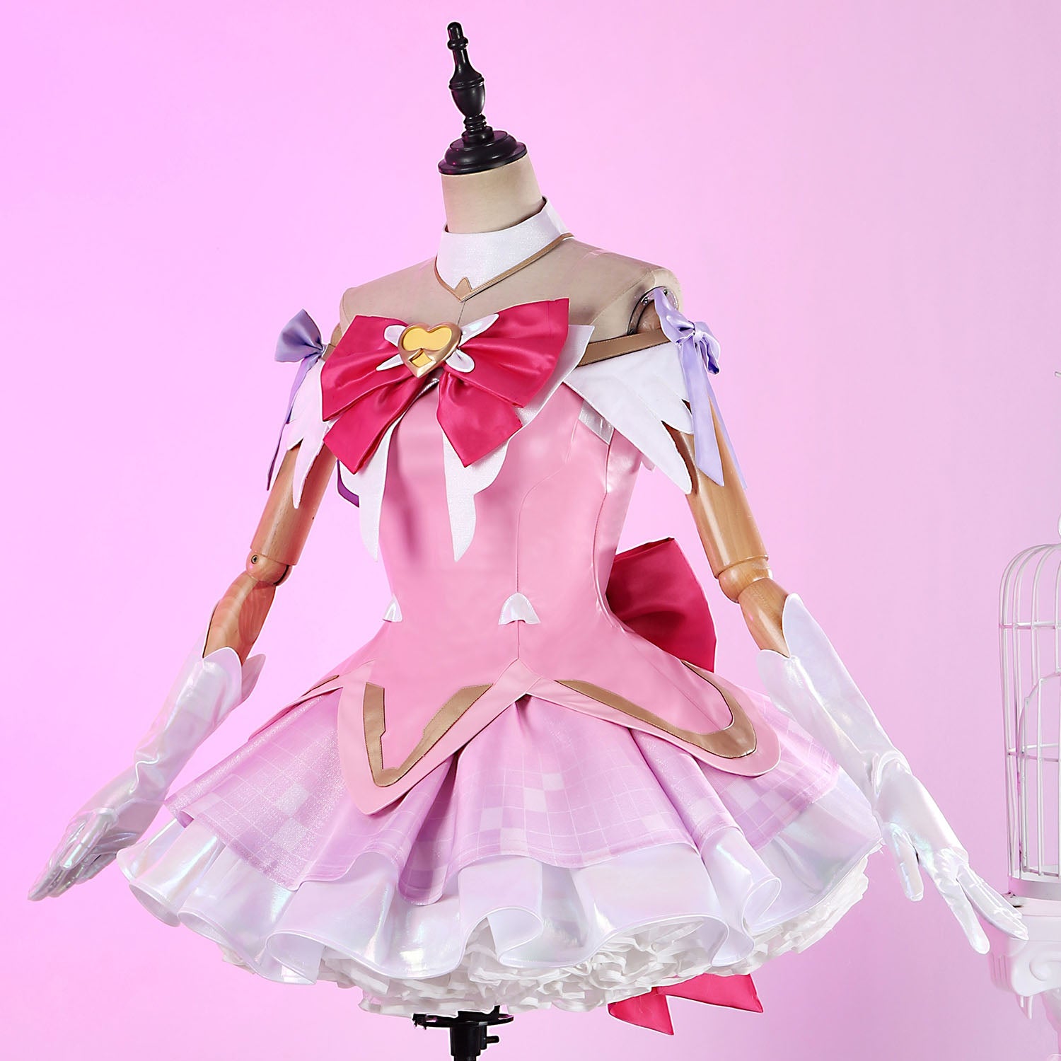 Overwatch 2 Magical Girl Juno Dress Full Set Cosplay Costumes