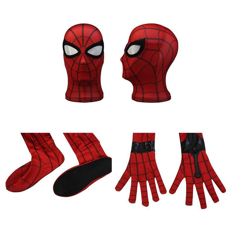 Spider-Man Homecoming Peter Parker Jumpsuit Elastic Force Cosplay Costume