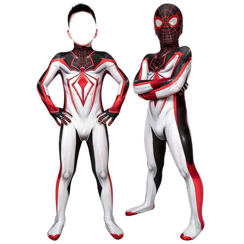 PS5 Spider-Man Miles Morales T.R.A.C.K. Suit Kids Jumpsuit Cosplay Costumes