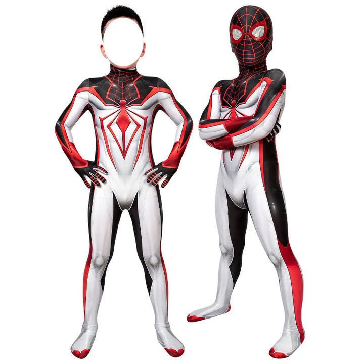 PS5 Spider-Man Miles Morales T.R.A.C.K. Suit Kids Jumpsuit Cosplay Costumes