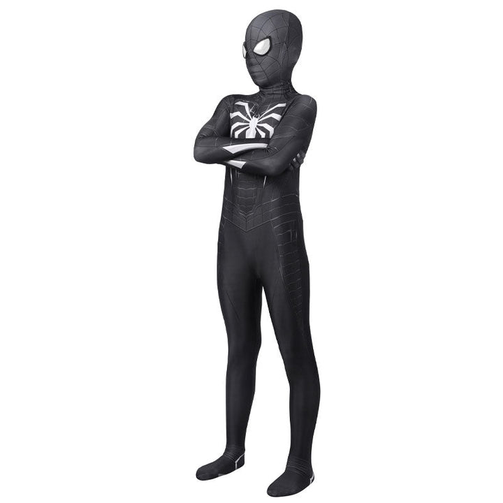 Spider-Man PS5 Miles Morales Symbiote Suit Kids Jumpsuit Costumes