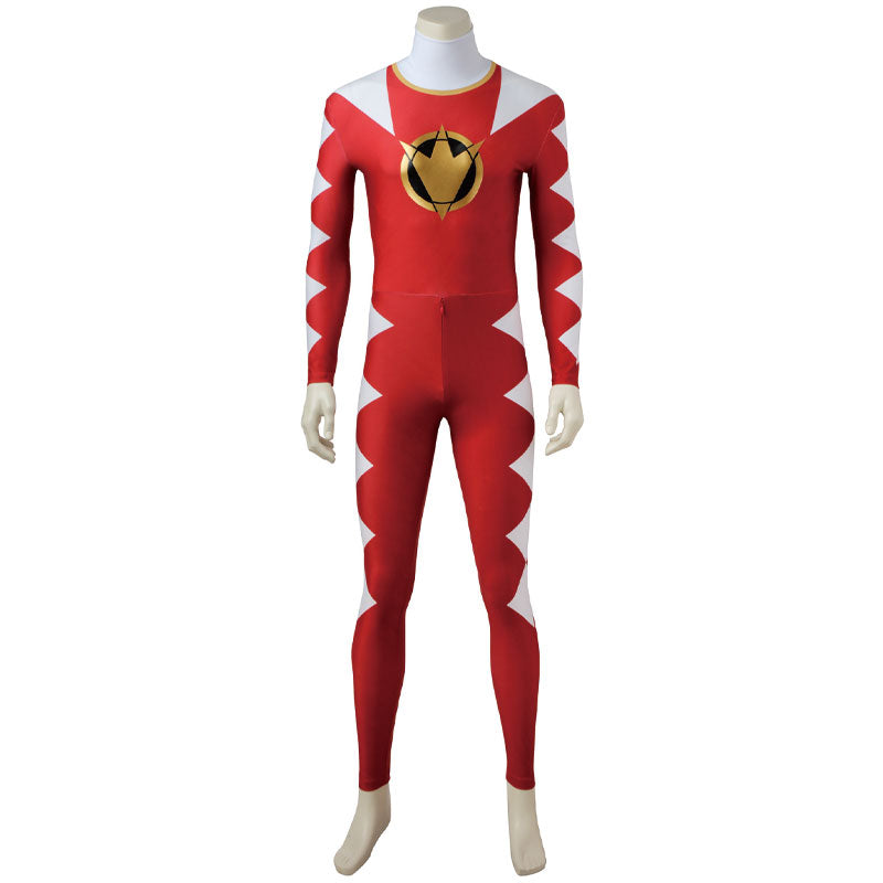 Mighty Morphin Power Rangers Abare Max Ryouga Hakua Abare Red Costumes
