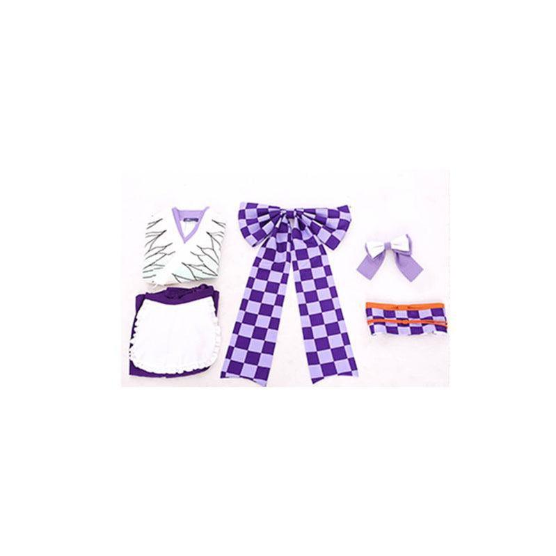 Demon Slayer Kochou Shinobu Kimono Maid Outfit Cosplay Costumes