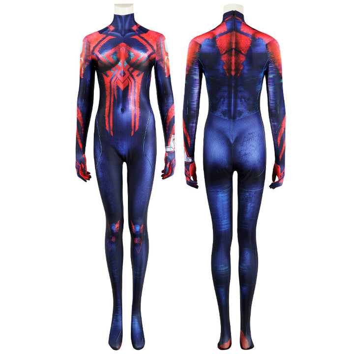 Spider-Man 2099 Across The Spider-Verse Miguel O'Hara Female Jumpsuit Costumes
