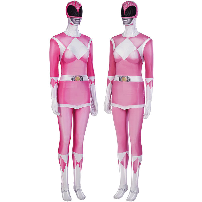 Mighty Morphin Power Rangers Ptera Ranger Pink Ranger Costumes