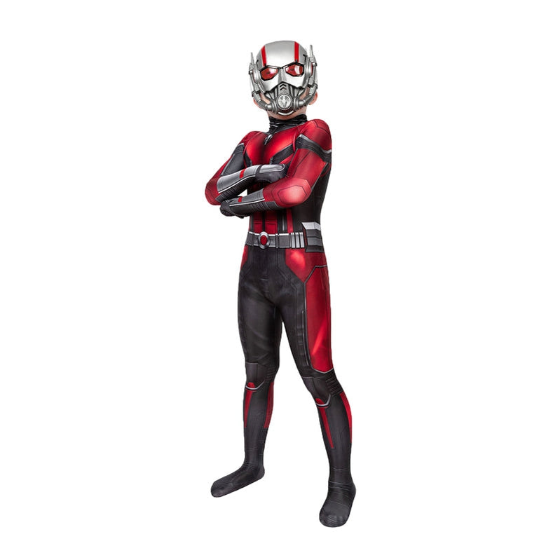 Ant-Man and the Wasp Kids Jumpsuit with Mask Cosplay Costume