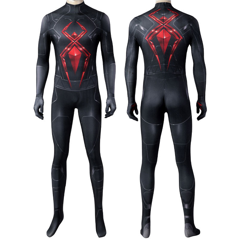 Spider-Man Dark Suit Jumpsuit Cosplay Costumes