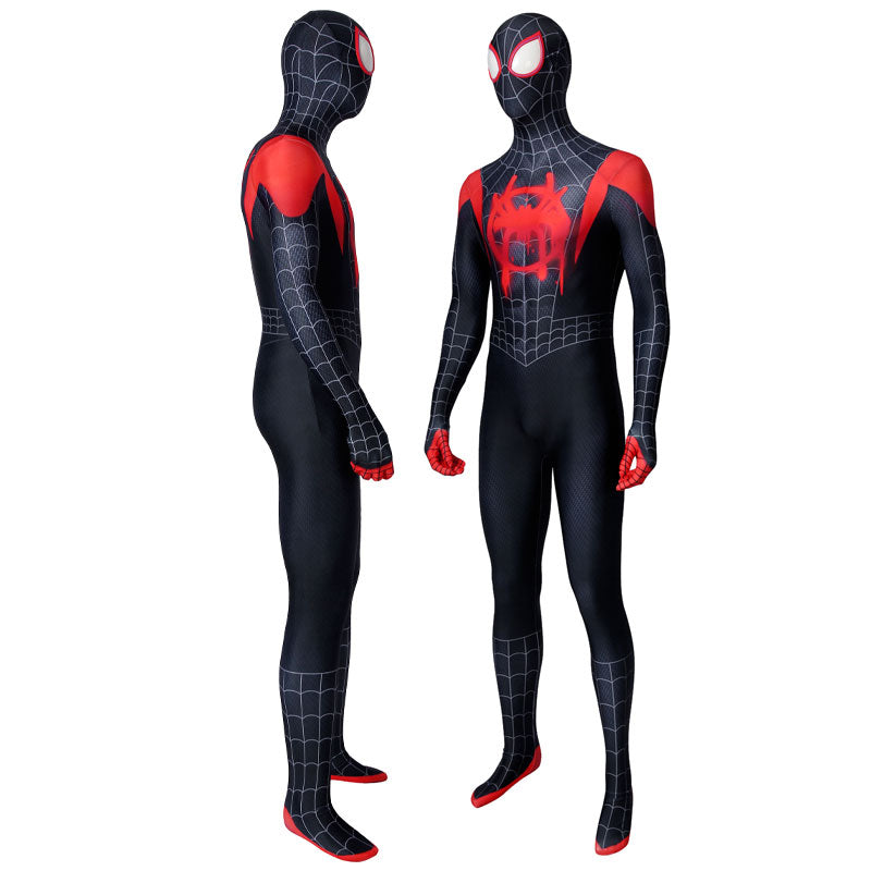 Spider-Man Into the Spider-Verse Miles Morales Jumpsuit Cosplay Costumes