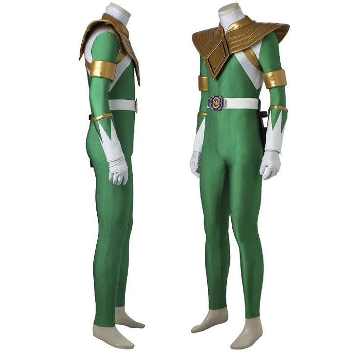 Mighty Morphin Power Rangers Tommy Oliver Green Ranger Top Costumes