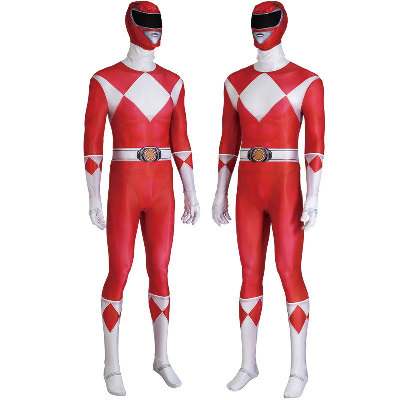 Mighty Morphin Power Rangers Yamato Tribe Prince Geki Red Costumes