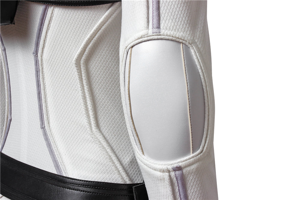 Black Widow Natasha Romanoff White Suit Female Cosplay Costumes