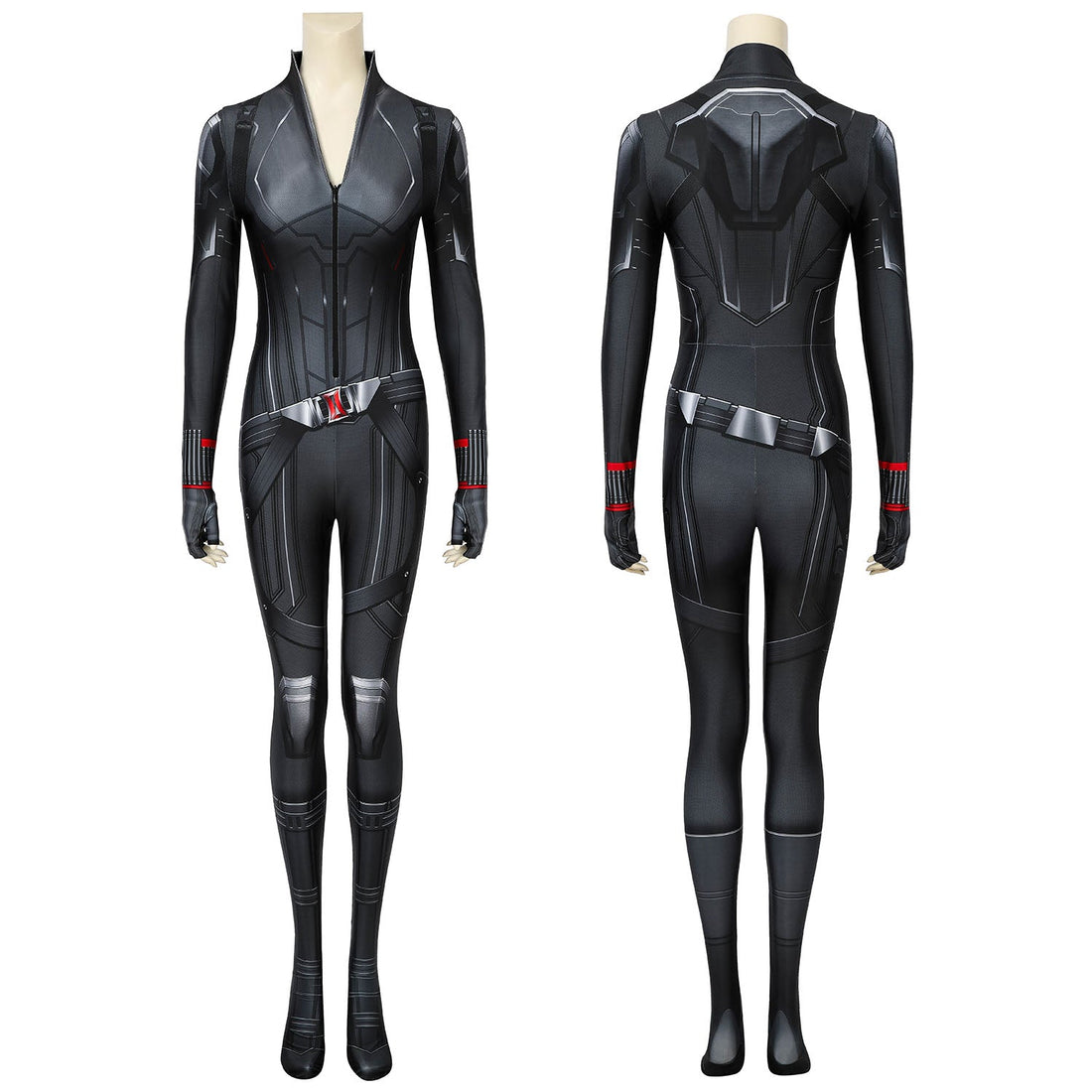 Avengers 4 Black Widow Natasha Romanoff Jumpsuit Cosplay Costumes