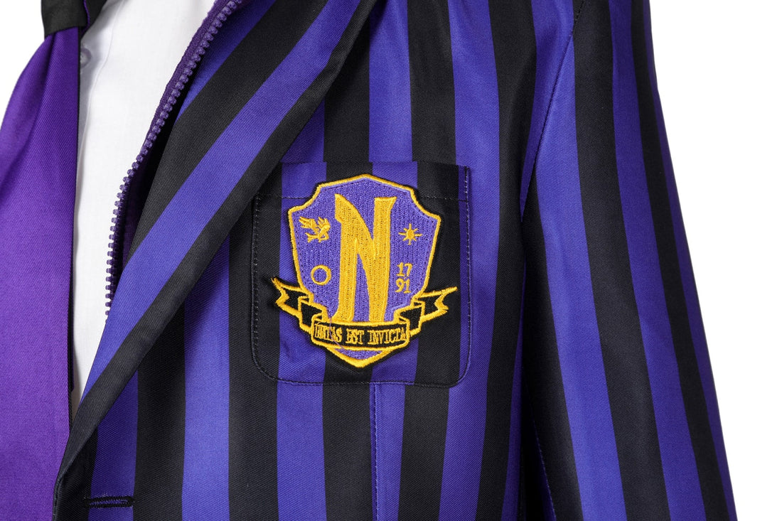 Wednesday 2 The Addams Family Xavier Thorpe Ajax Petropolus Nevermore Academy Uniform Costume