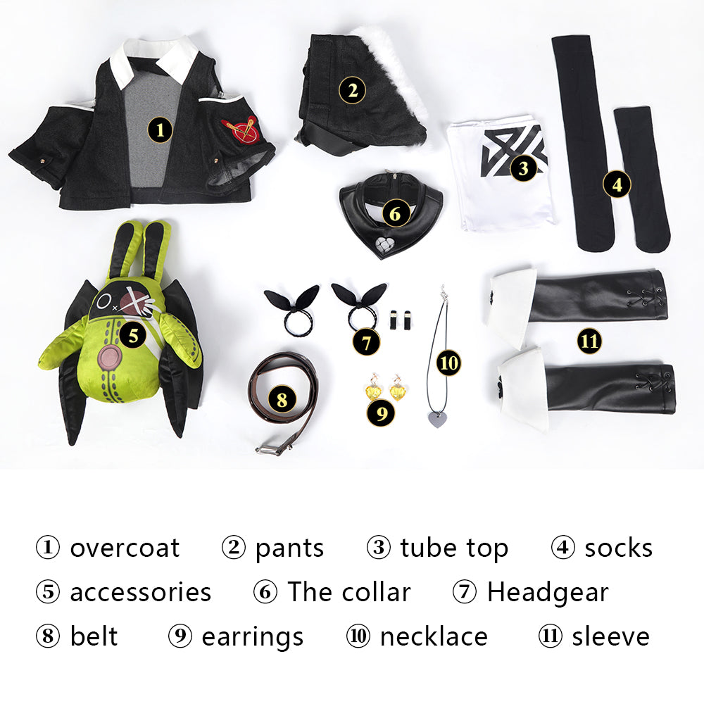 Game Zenless Zone Zero Nicole Demara Top Cosplay Costumes