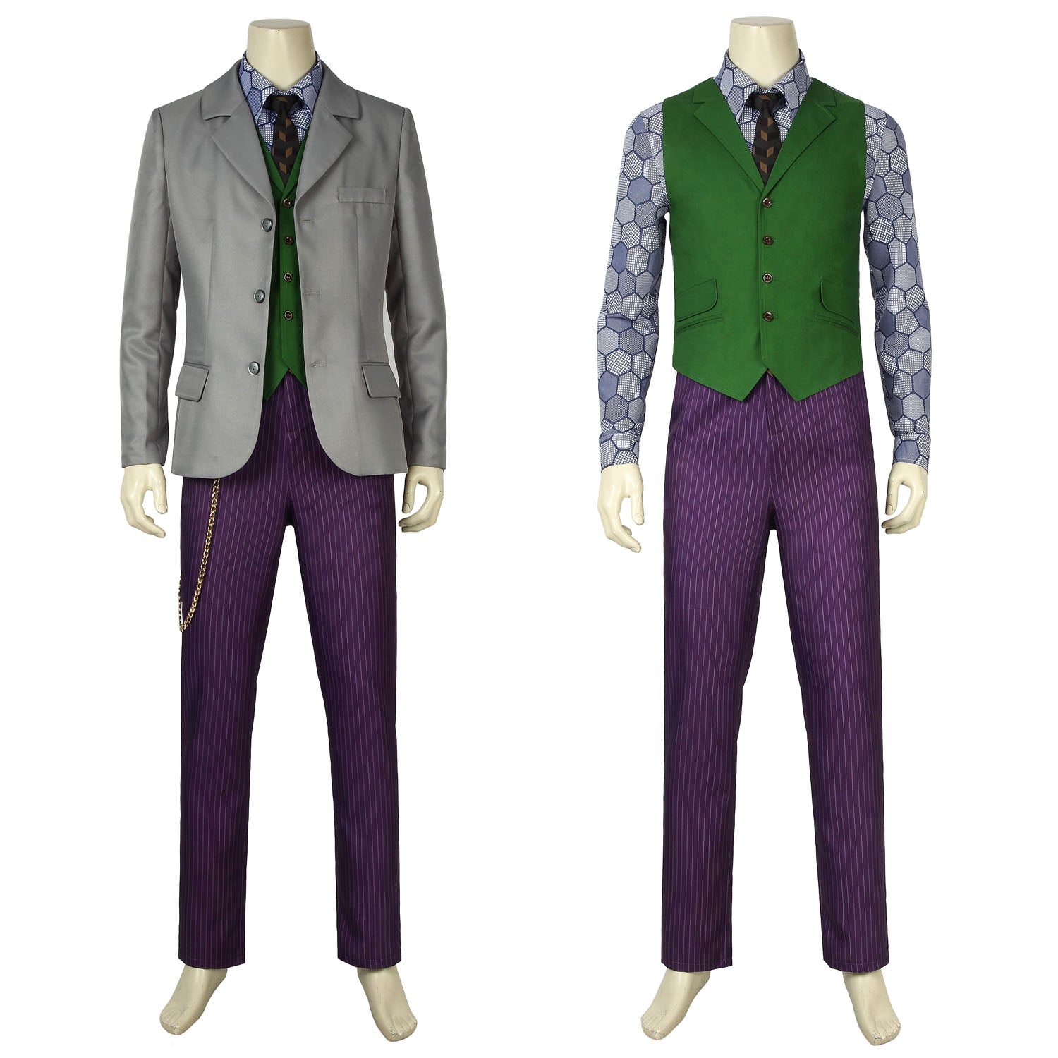 Batman The Dark Knight The Joker Classic Edition Cosplay Costumes