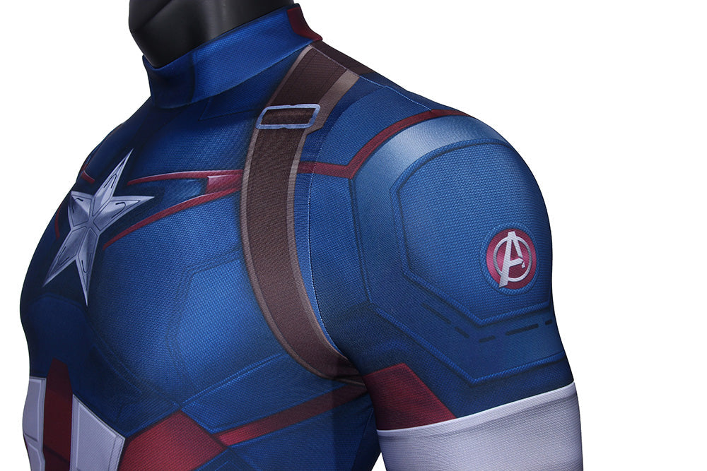 Avengers 2 Age of Ultron Captain America Steven Rogers Jumpsuit Costumes