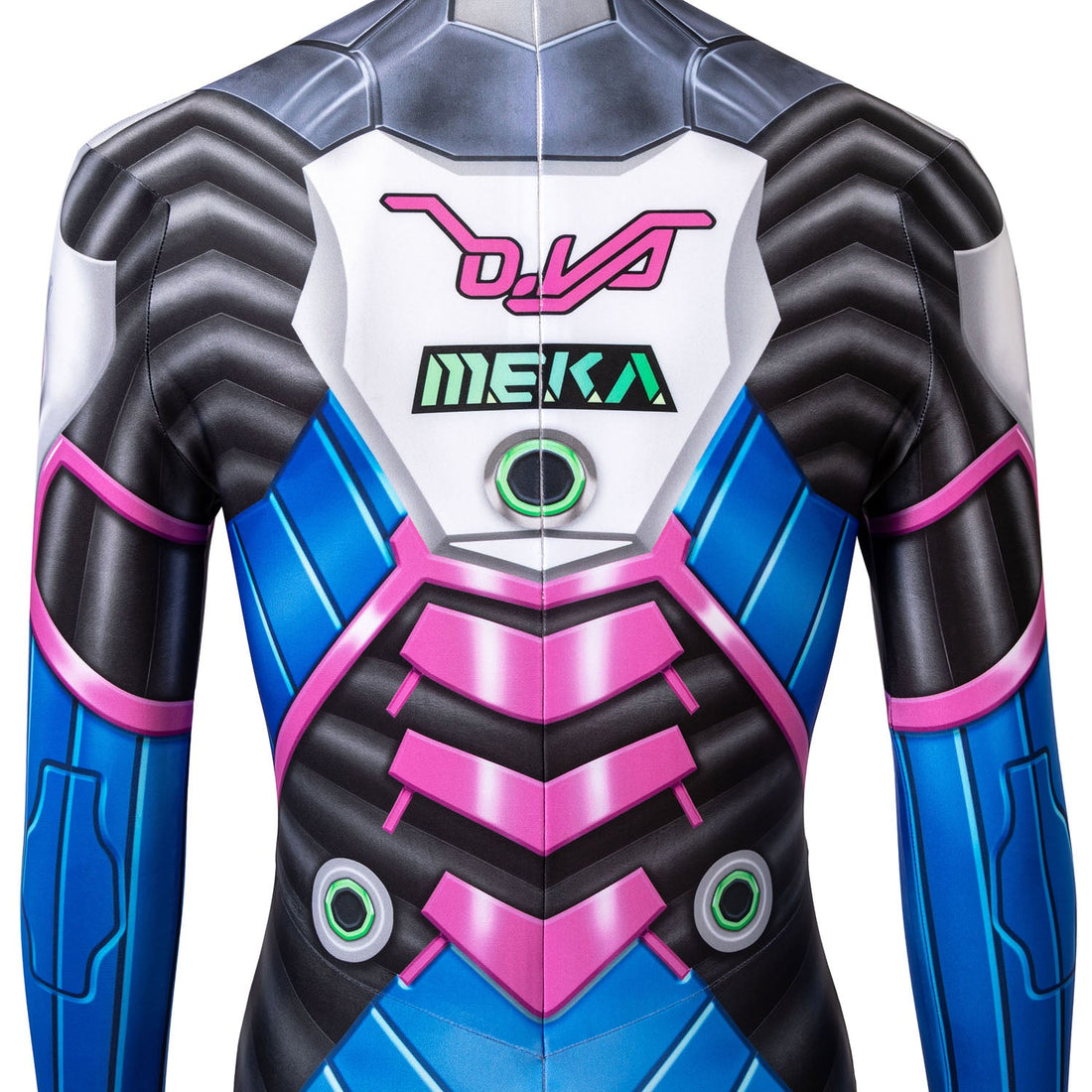 Overwatch D.Va Hana Song Female Blue Jumpsuit Cosplay Costumes