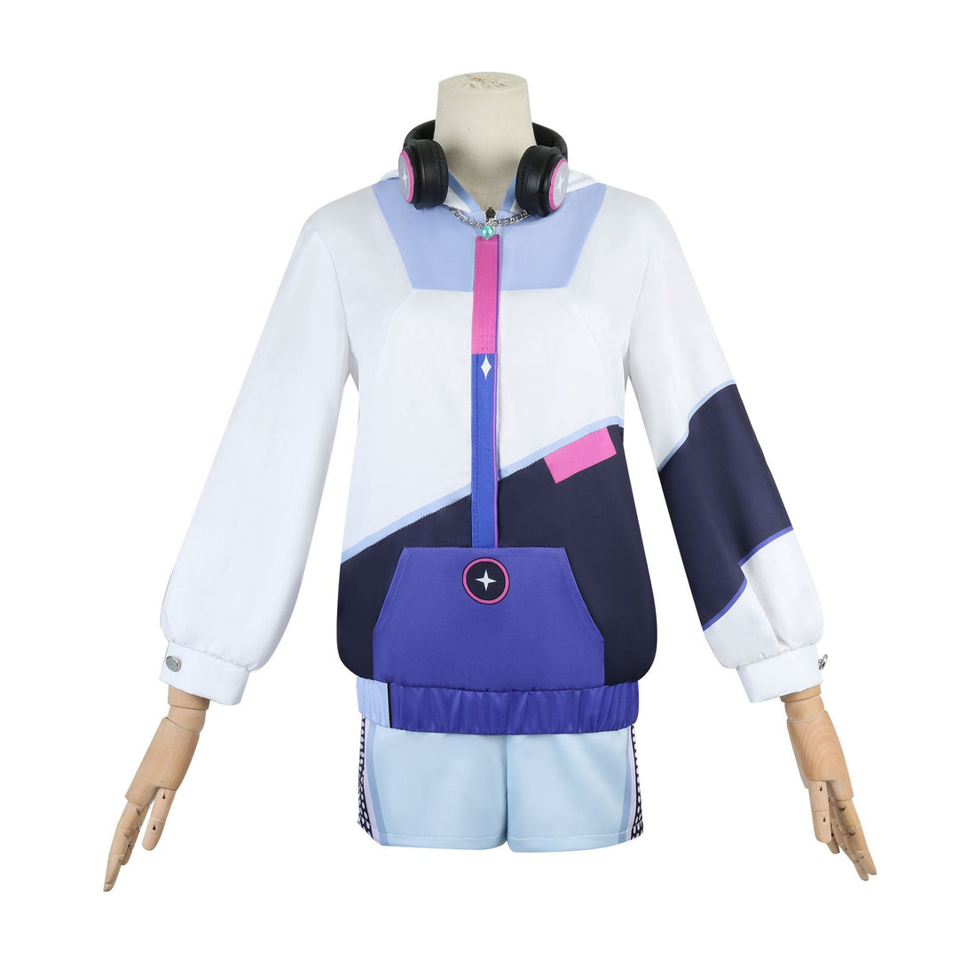 Game Genshin Impact ANTA X Qiqi Jacket Fullset Cosplay Costumes