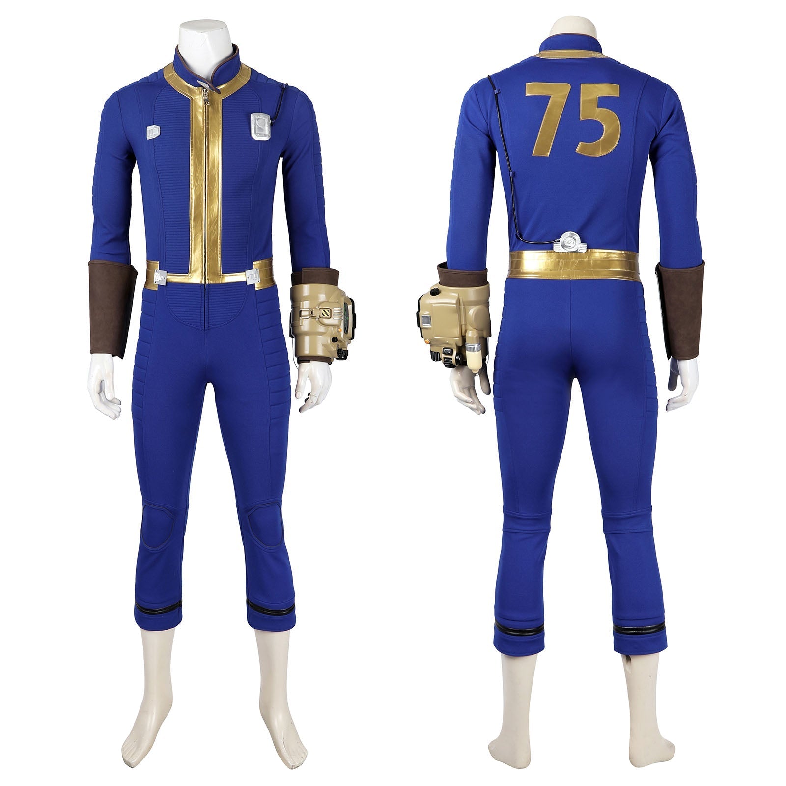 Fallout 4 Vault No. 75 Sheltersuit Male Full Set Cosplay Costumes