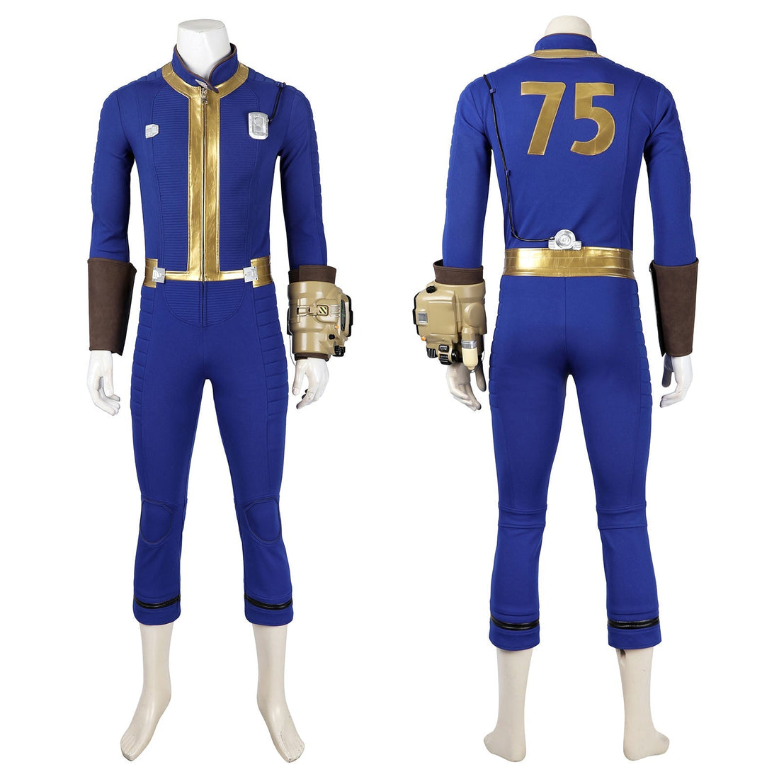 Fallout 4 Vault No. 75 Sheltersuit Male Full Set Cosplay Costumes