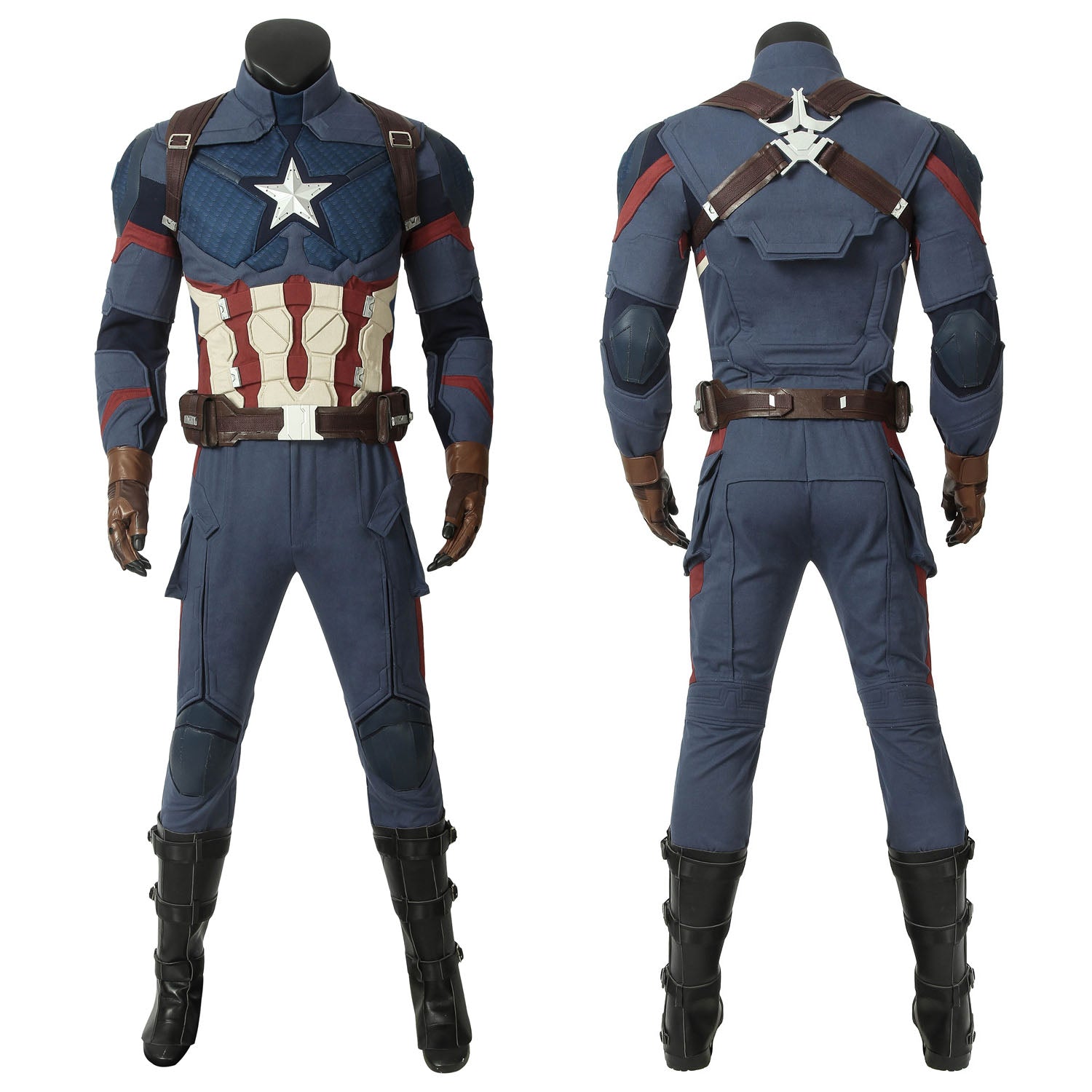 Avengers 4 Endgame Captain America Steve Rogers Top Cosplay Costumes