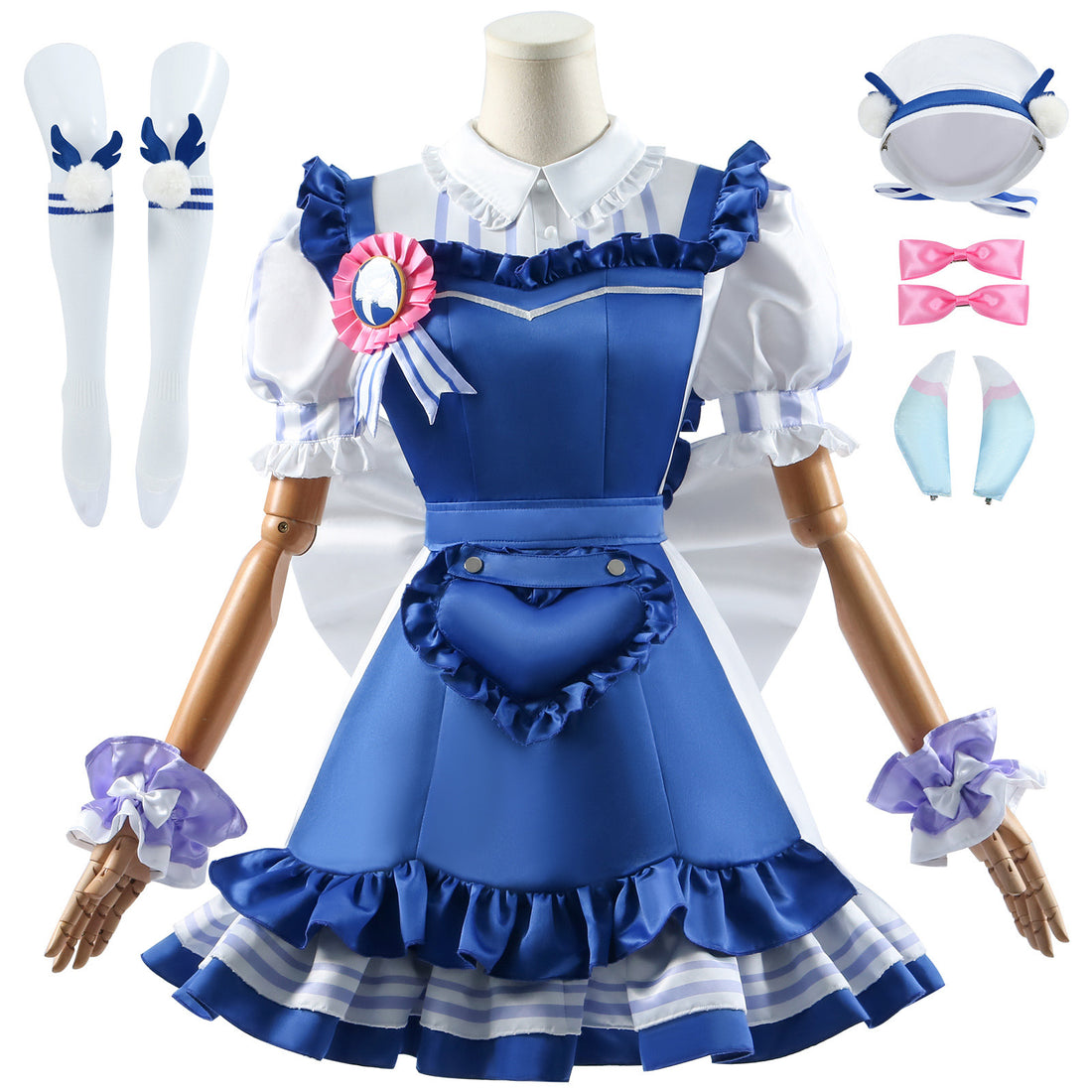 Game Genshin Impact Sigewinne X Luckin Coffee Cosplay Costumes