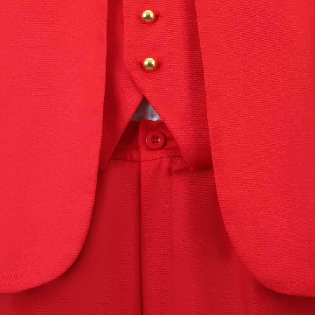 Beetle Juice Michael Keaton Red Suit Halloween Cosplay Costumes