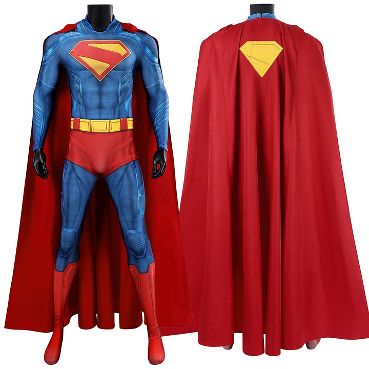 Superman Legacy Clark Kent Male Jumpsuit Cosplay Costumes