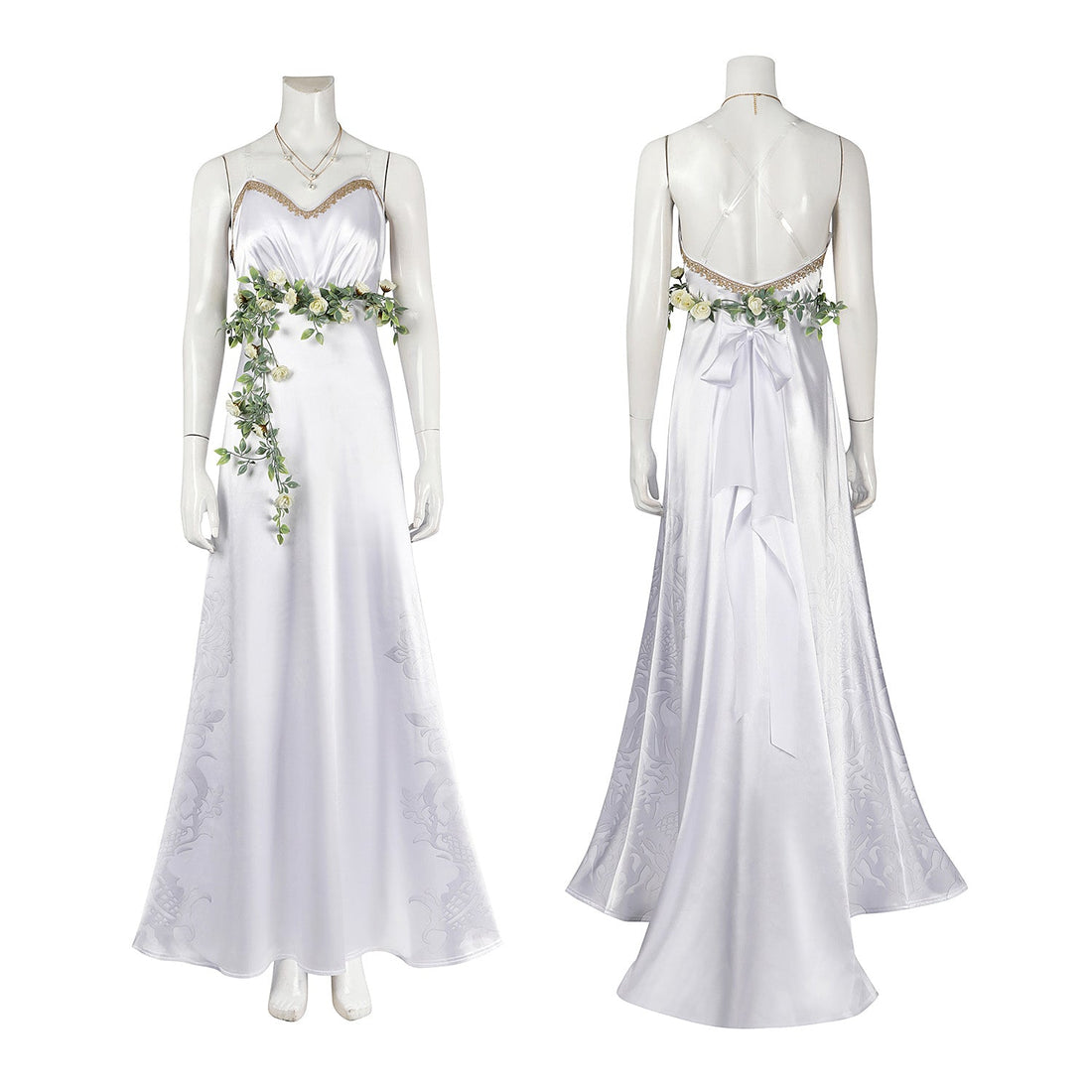 Final Fantasy VII Rebirth Aerith White Gown Female Cosplay Costumes