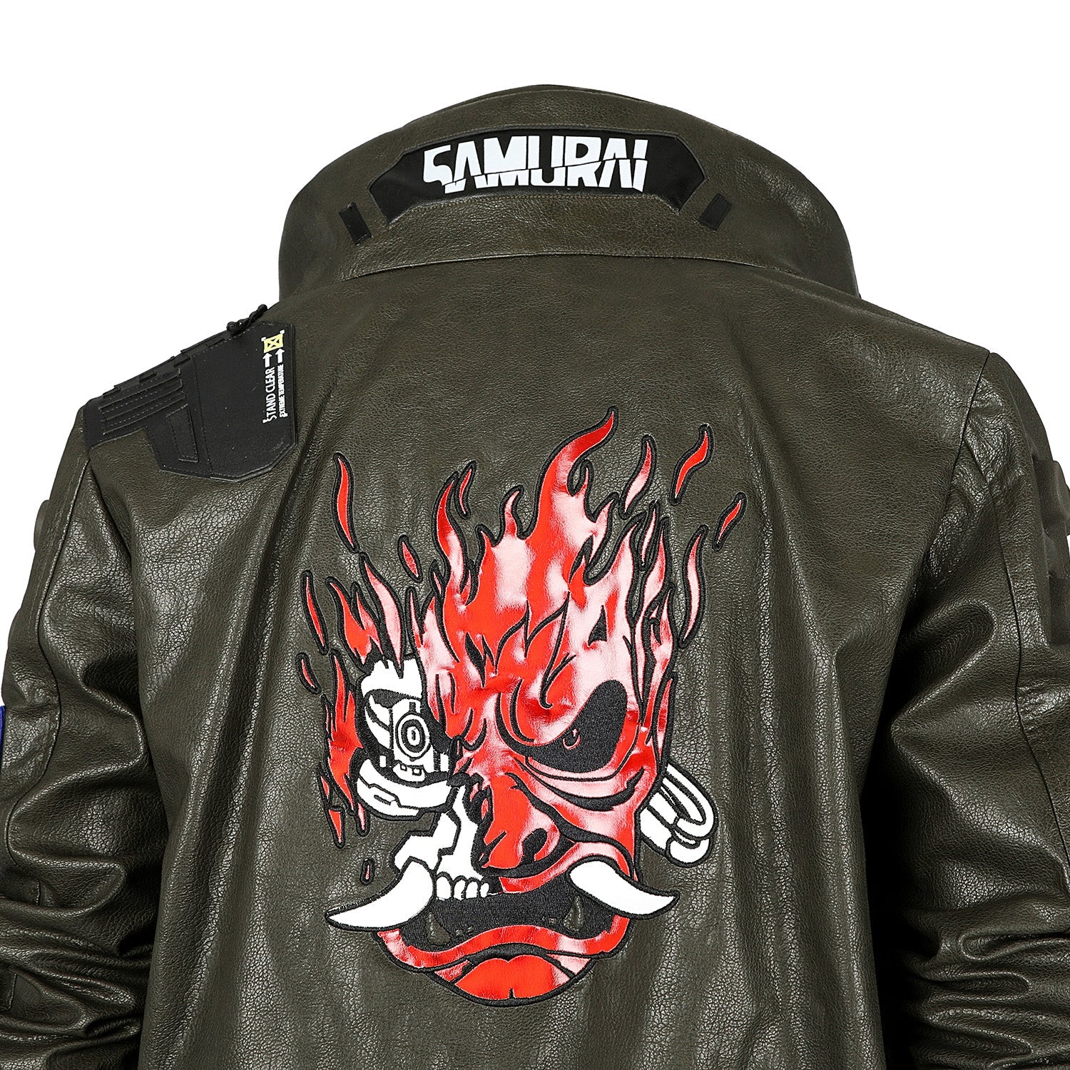 Cyberpunk 2077 V PU Leather Top Level Full Set Cosplay Costumes