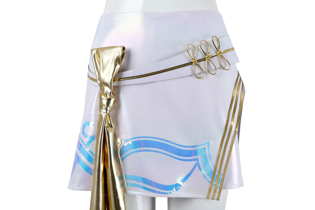 KPop Demon Hunters Mira White Stage Outfit Cosplay Costumes