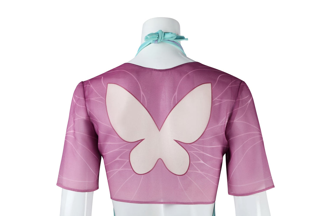 Marvel Rivals Psylocke Swimsuit Top Full Cosplay Costumes