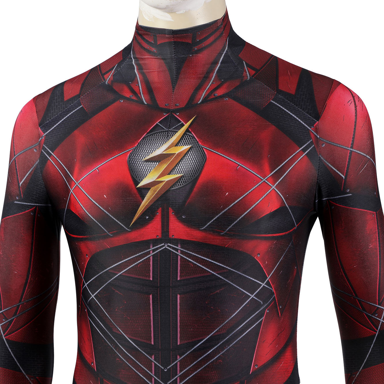 Justice League Barry Allen The Flash Jumpsuit with Mask Costumes