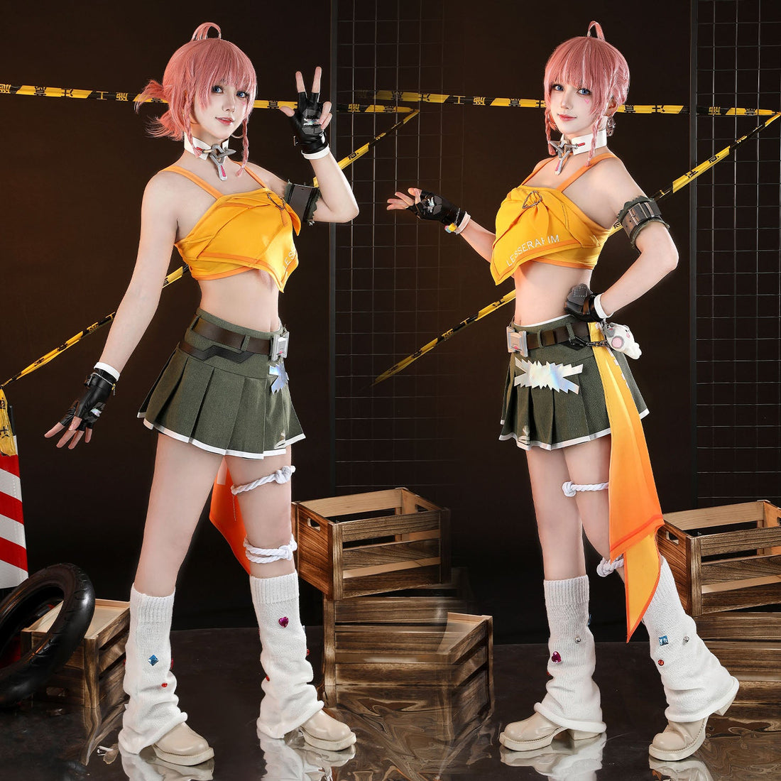 Overwatch 2 X LE SSERAFIM FEARLESS Mercy Cosplay Costumes