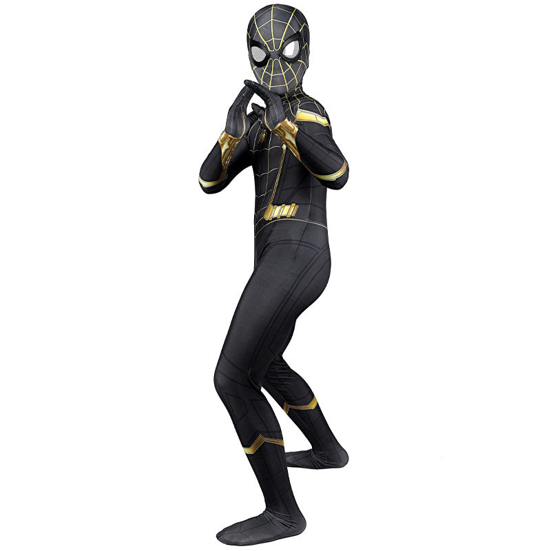 Spider-Man 3 No Way Home Peter Parker Jumpsuit Kids Cosplay Costumes
