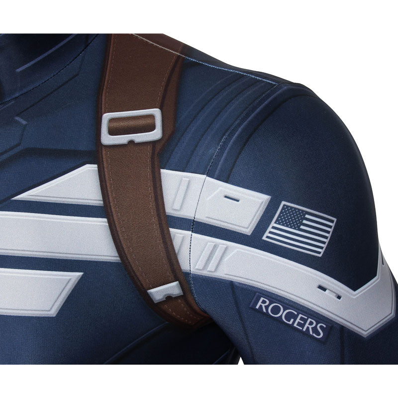 Captain America The Winter Soldier Steve Rogers Jumpsuit Costumes