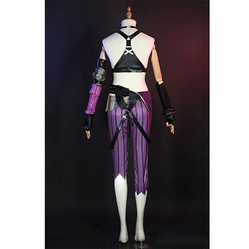 Game LOL Arcane Jinx Full Set  Top Level Cosplay Costumes