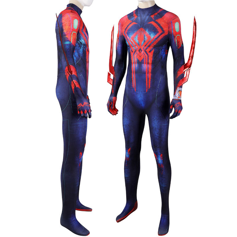 Spider-Man 2099 Across The Spider-Verse Miguel O'Hara Male Jumpsuit Costumes
