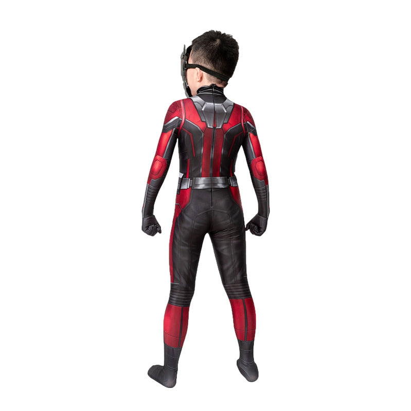 Ant-Man and the Wasp Kids Jumpsuit with Mask Cosplay Costume