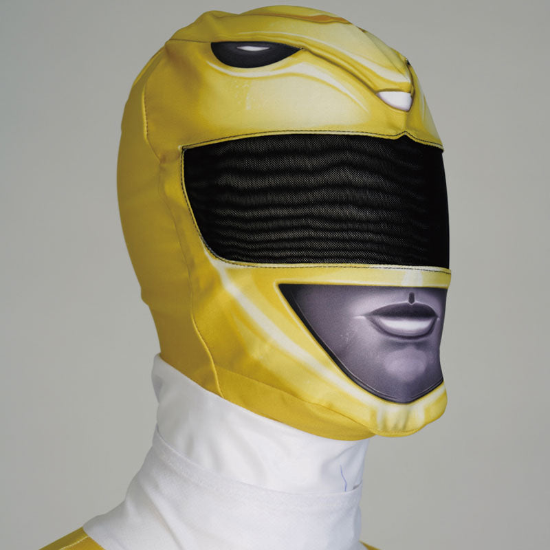 Mighty Morphin Power Rangers Dime Tribe Knight Boi Yellow Cosplay Costumes