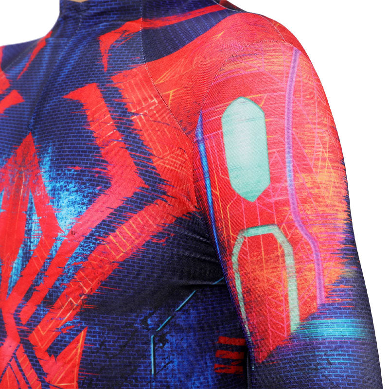 Spider-Man 2099 Across The Spider-Verse Miguel O'Hara Kids Jumpsuit Costumes